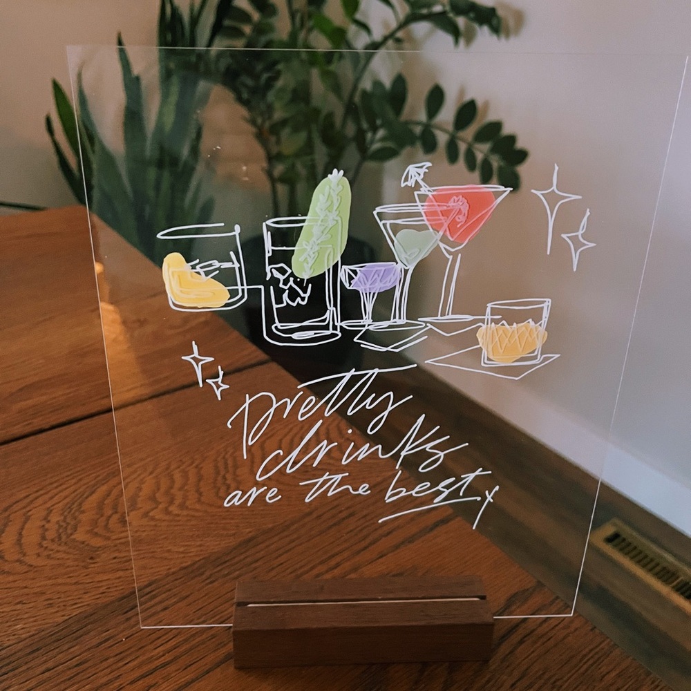 Hand painted acrylic Art